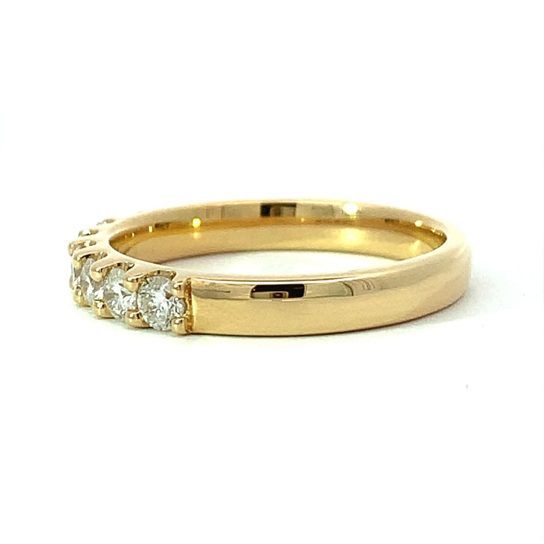 Yellow Gold 0.75ct Diamond Eternity Ring