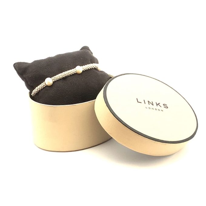 Links of London Silver Pearl Stretch Bracelet 2002106
