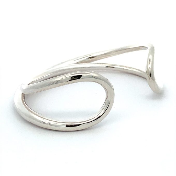 Silver Looped Cuff