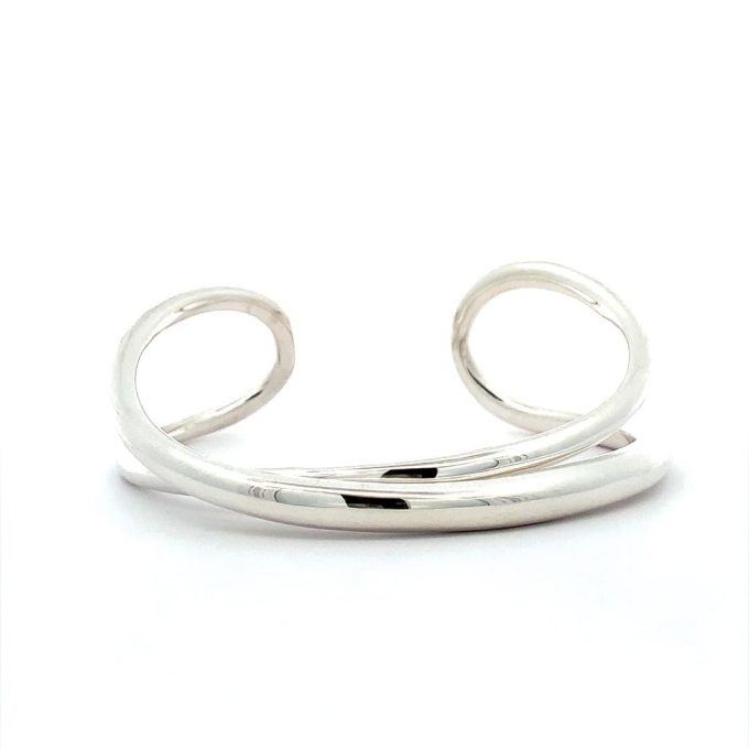 Silver Looped Cuff