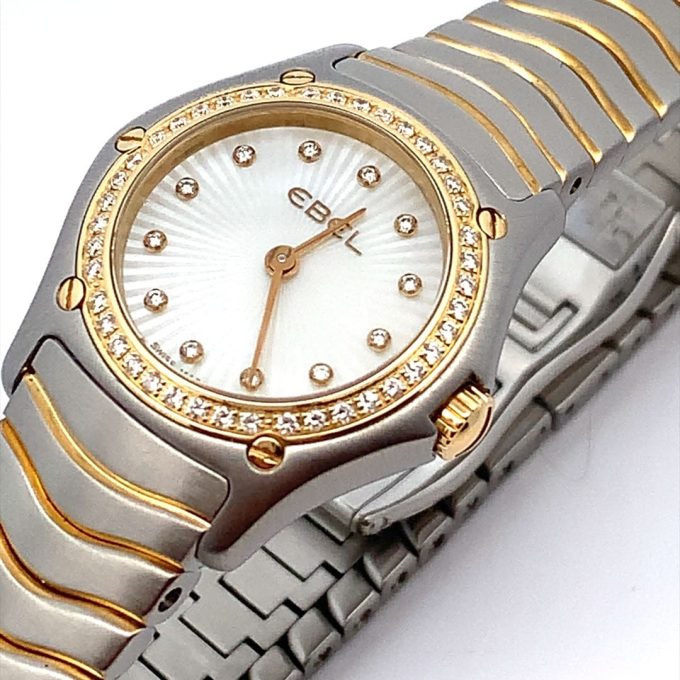 Ebel Classic Wave Diamond Ladies Watch E1157F14-16