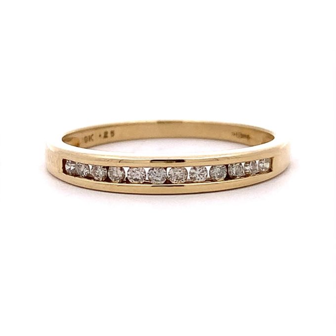 Diamond Channel Set Eternity Ring