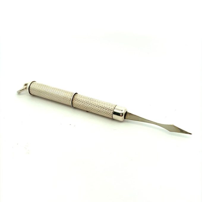 Silver Twist Action Toothpick