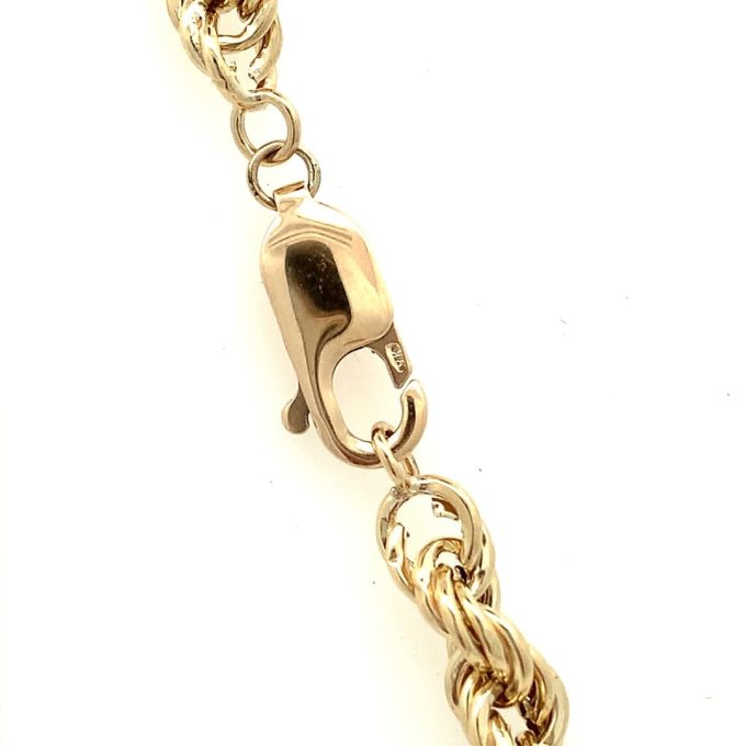 9 Carat Yellow Gold Rope Chain