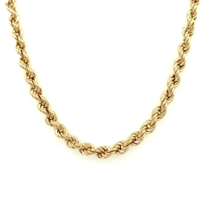 9 Carat Yellow Gold Rope Chain