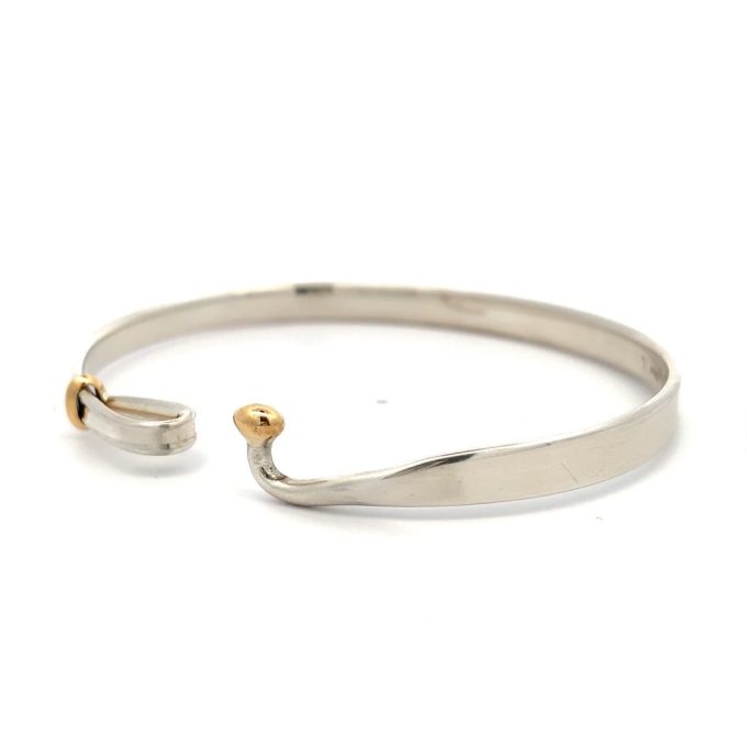 Georg Jensen Silver & Gold Torun Bangle
