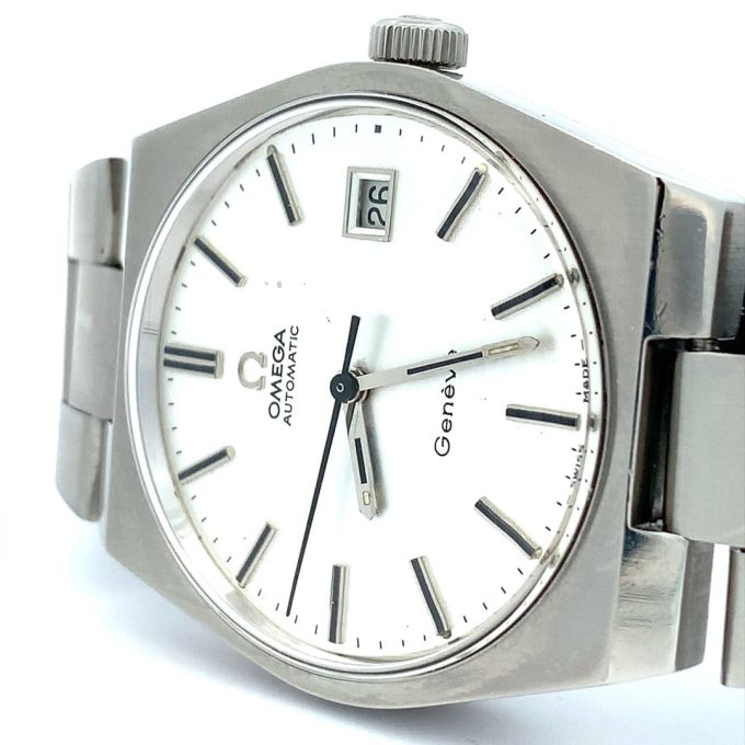 1972 Omega Geneve Steel Watch 136.0049