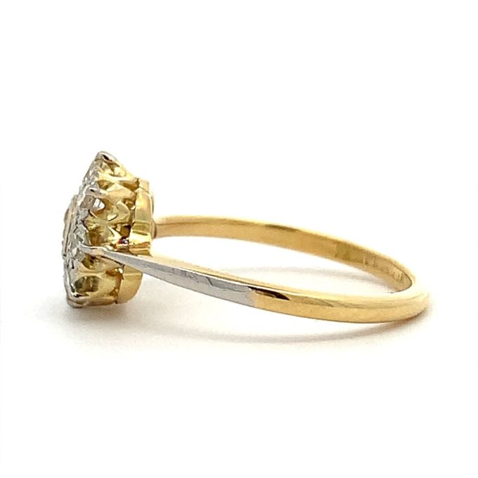 Vintage Diamond Cluster Ring