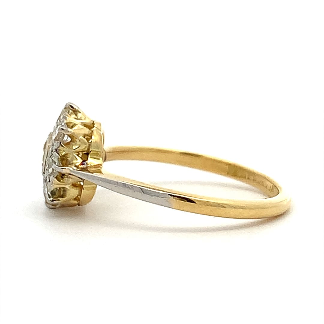 Vintage Diamond Cluster Ring