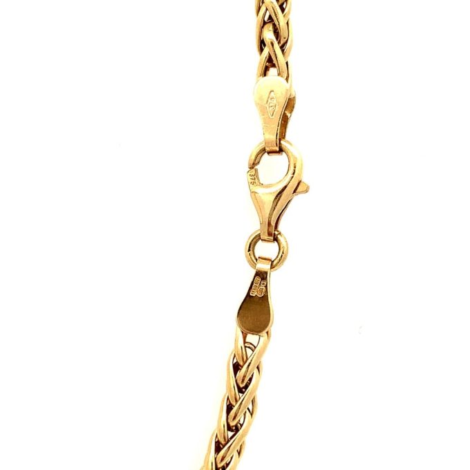 9 Carat Gold Spiga Link Chain
