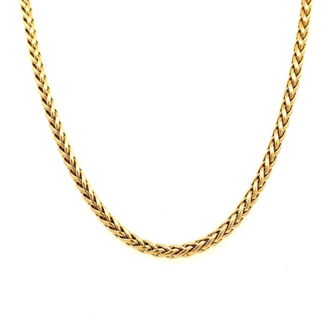 9 Carat Gold Spiga Link Chain