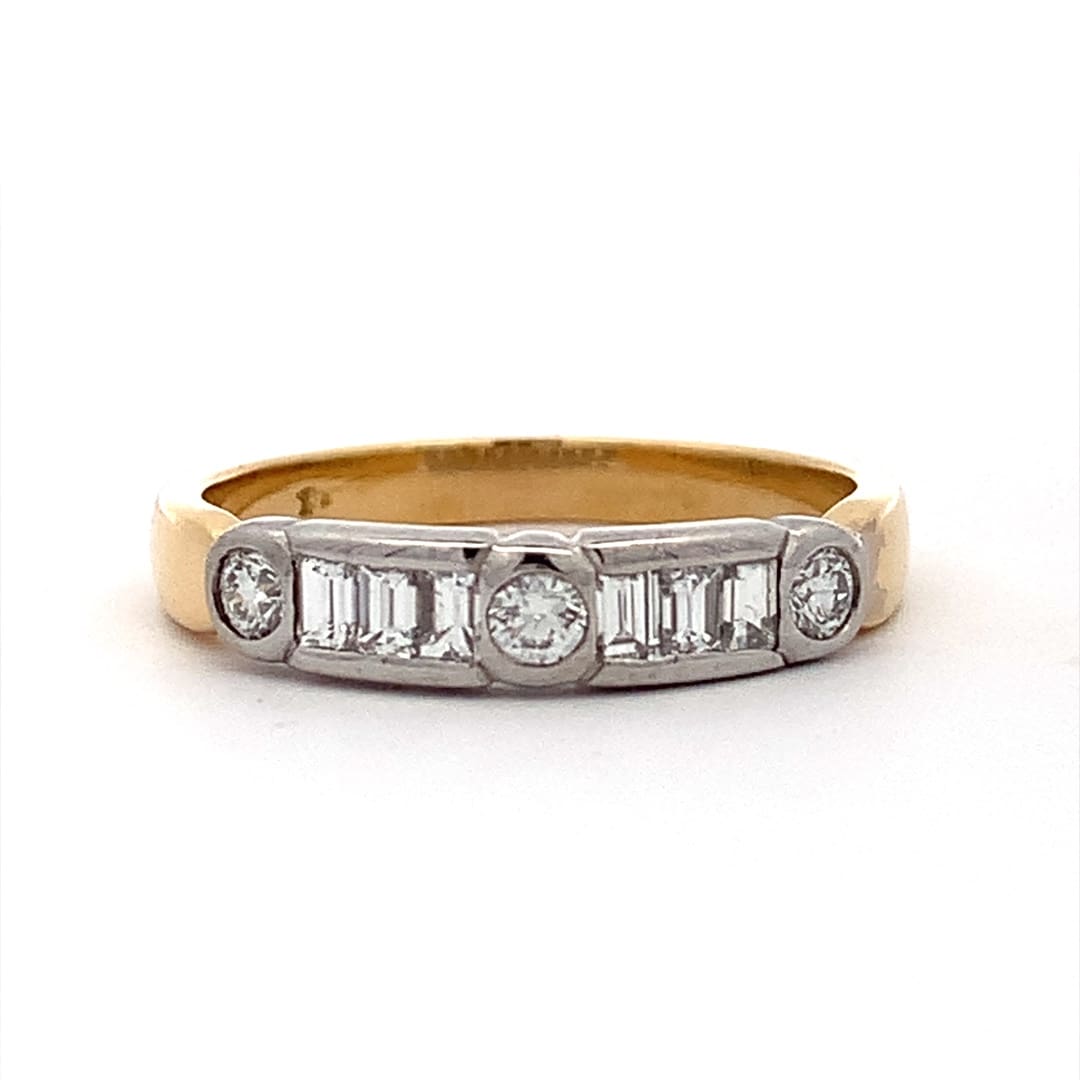 Mixed Cut Diamond Eternity Ring