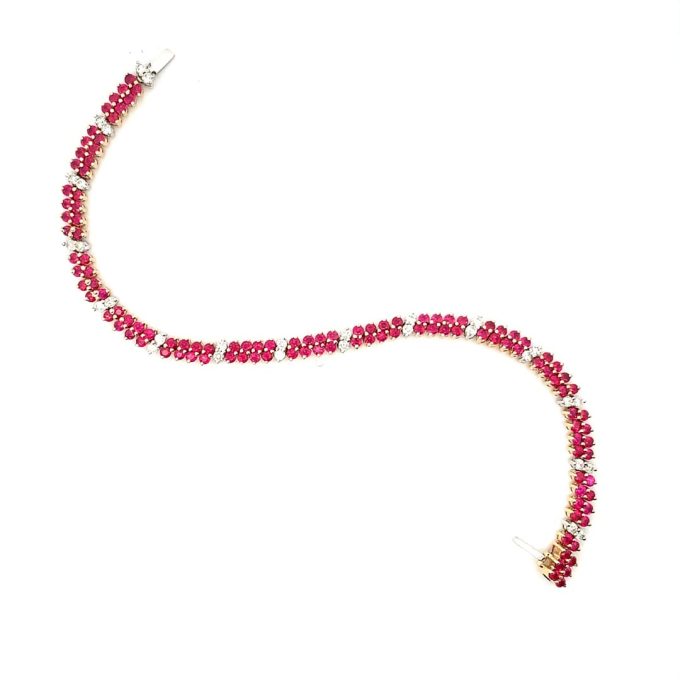 Ruby and Diamond Dress Bracelet
