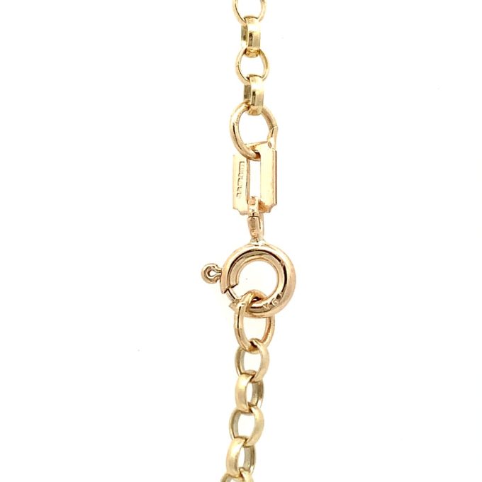 9ct Gold Belcher Link Chain - 20 Inch