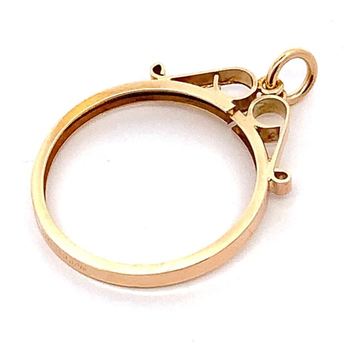 9ct Gold Full Sovereign Mount