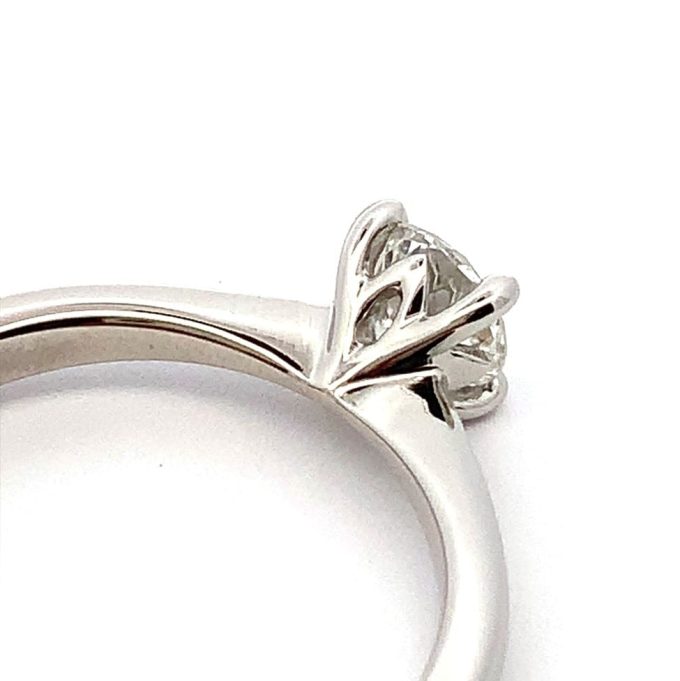 0.50ct Diamond Platinum Solitaire Ring