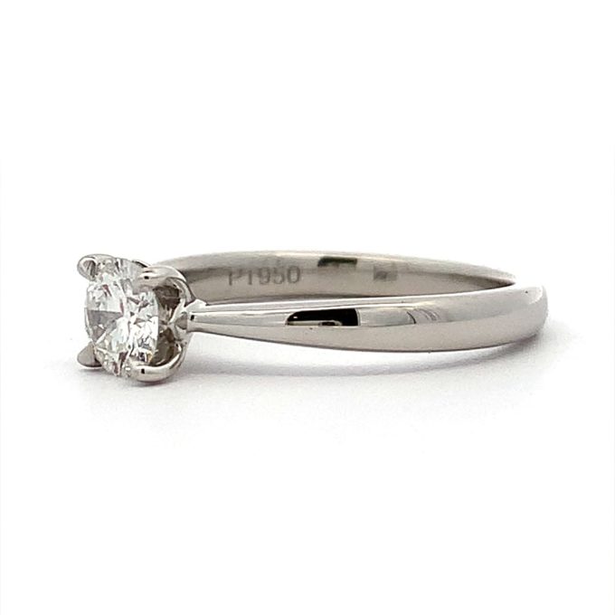 0.50ct Diamond Platinum Solitaire Ring