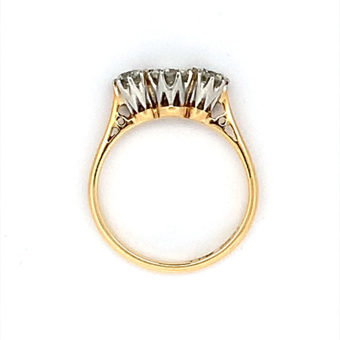 Vintage 0.50ct Diamond Trilogy Ring