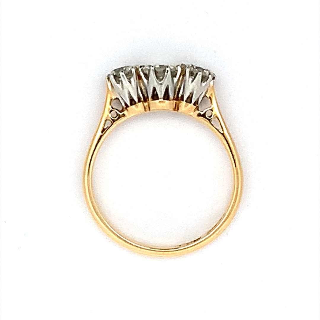 Vintage 0.50ct Diamond Trilogy Ring