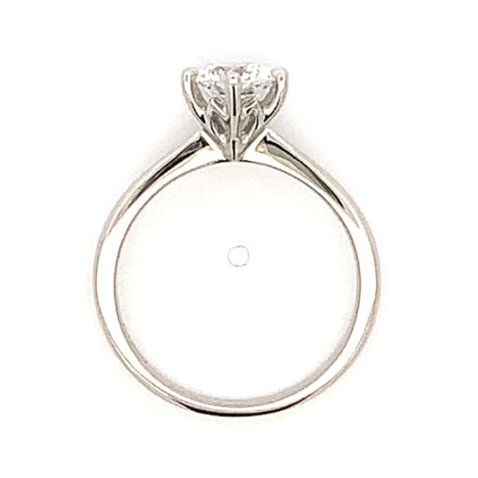 1.02ct Diamond Platinum Solitaire Ring