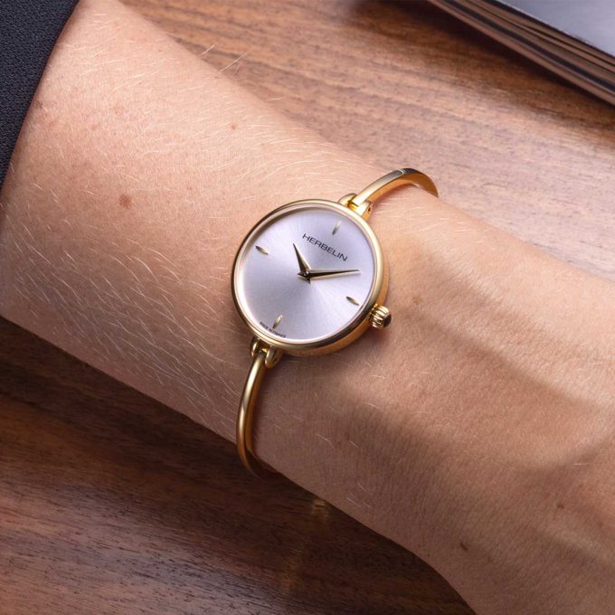 Herbelin Ladies Fil Bangle Watch 17206BP11