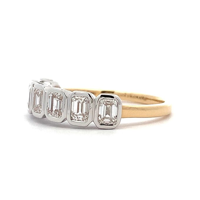 1.05ct Emerald Cut Diamond Eternity Ring