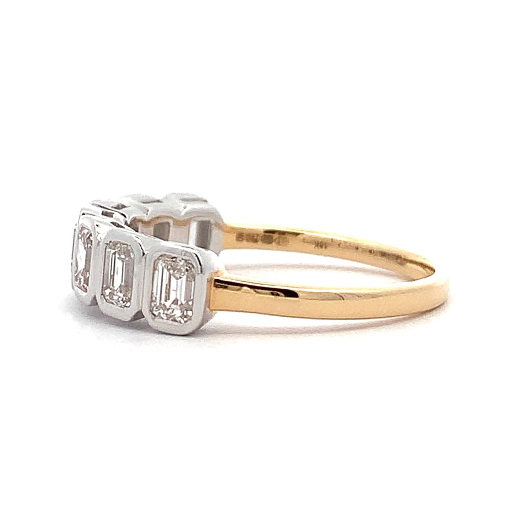 1.05ct Emerald Cut Diamond Eternity Ring
