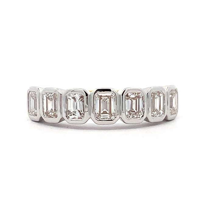 1.05ct Emerald Cut Diamond Eternity Ring