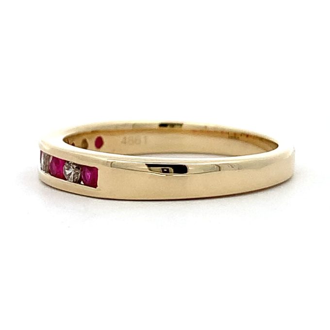 Ruby & Diamond Eternity Ring