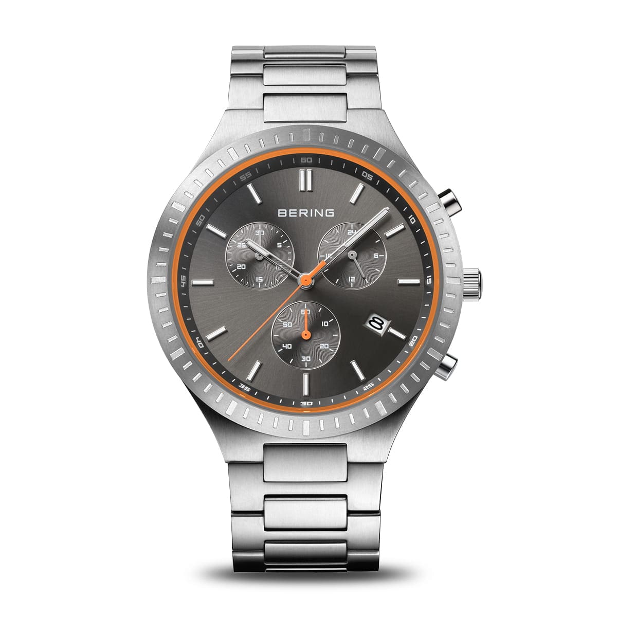 Bering Blue Titanium Gents Chrono Watch 11743-709