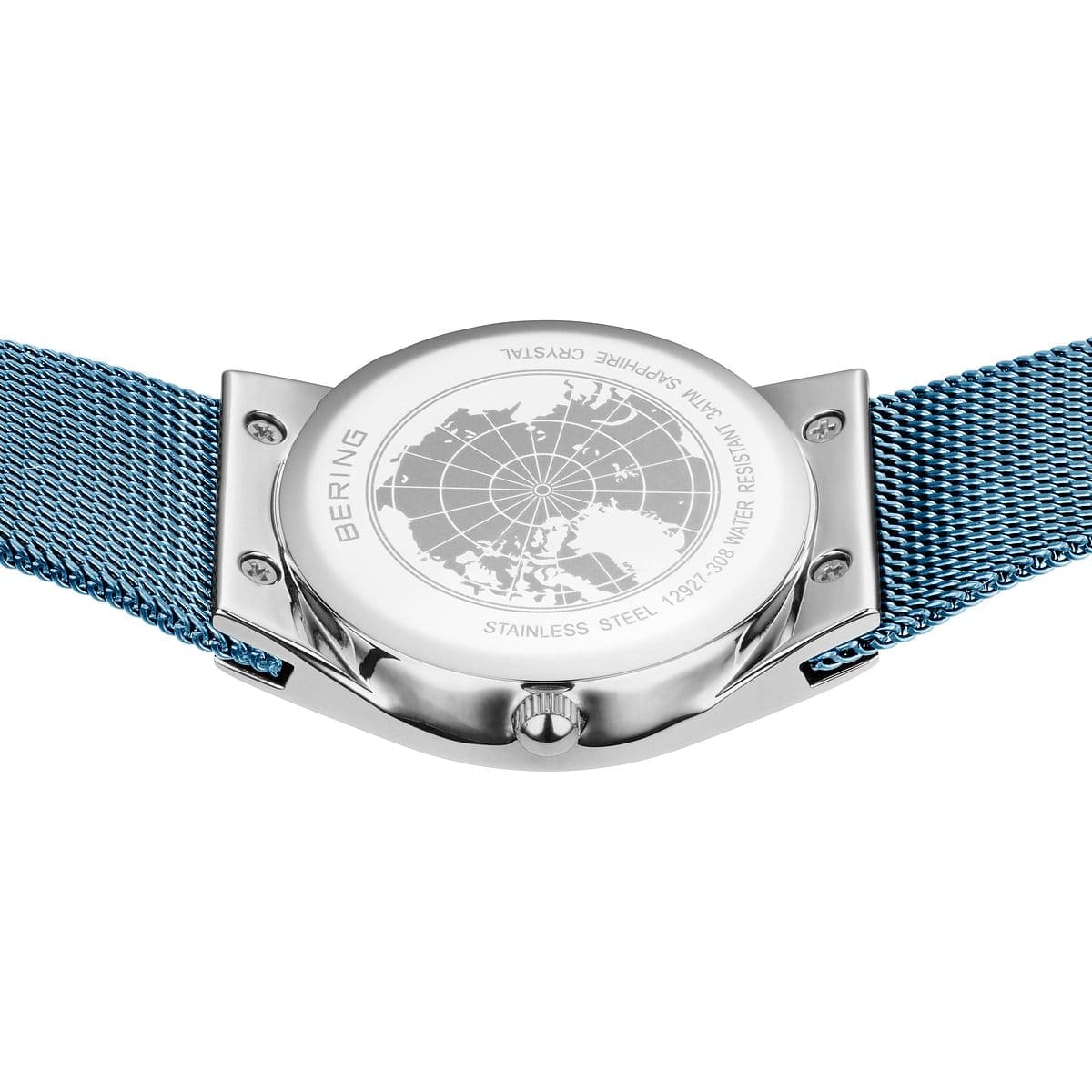 Bering Ladies Blue Steel Watch 12927-308