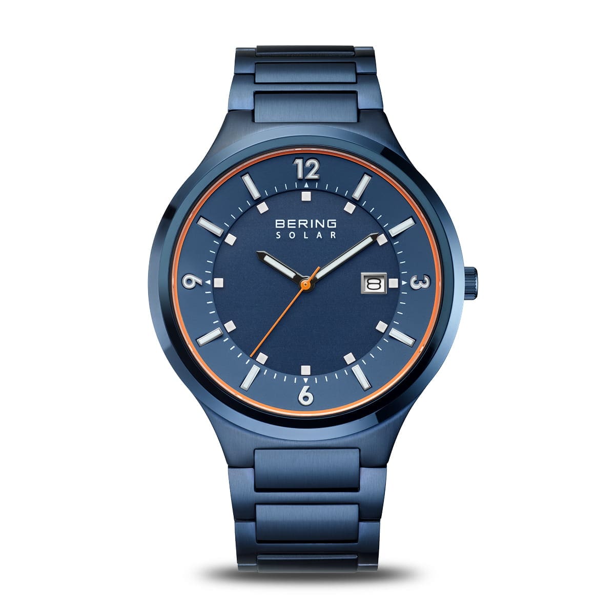 Bering Solar Blue Steel Gents Watch 14442-797