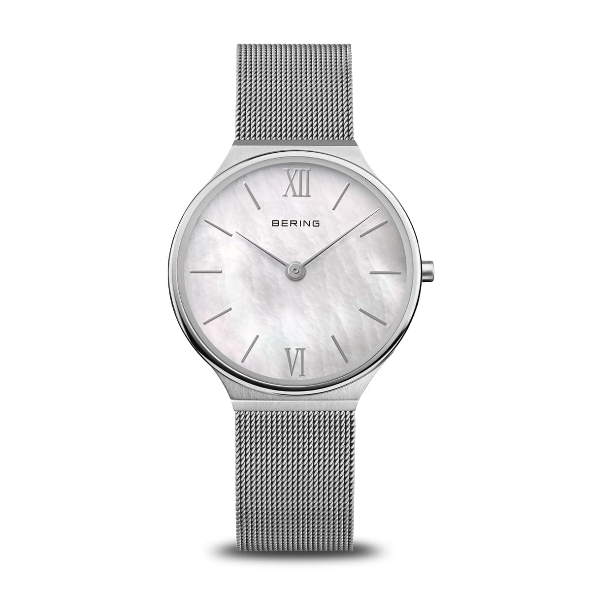 Bering Mother of Pearl Dial Steel Watch 18434-000