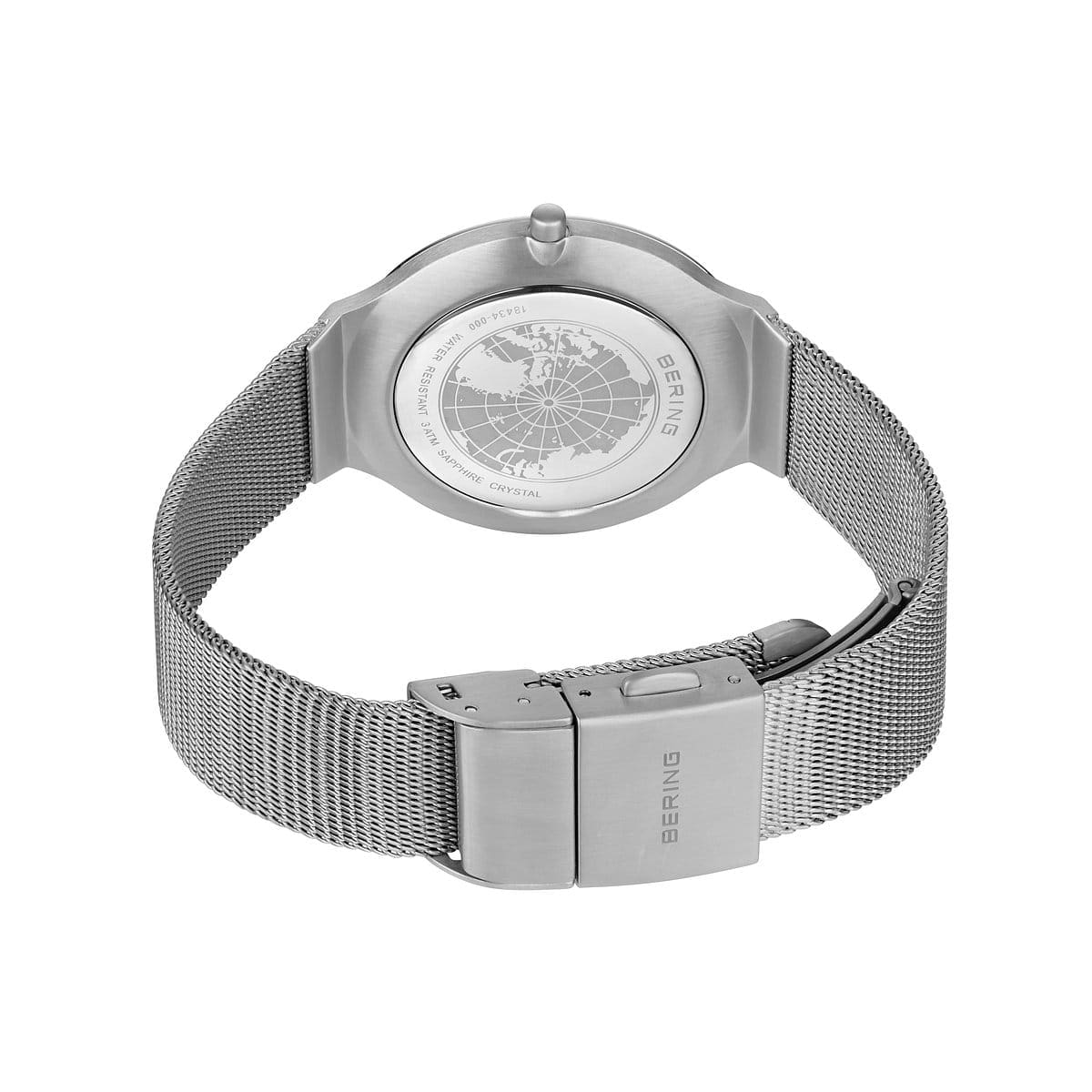 Bering Mother of Pearl Dial Steel Watch 18434-000