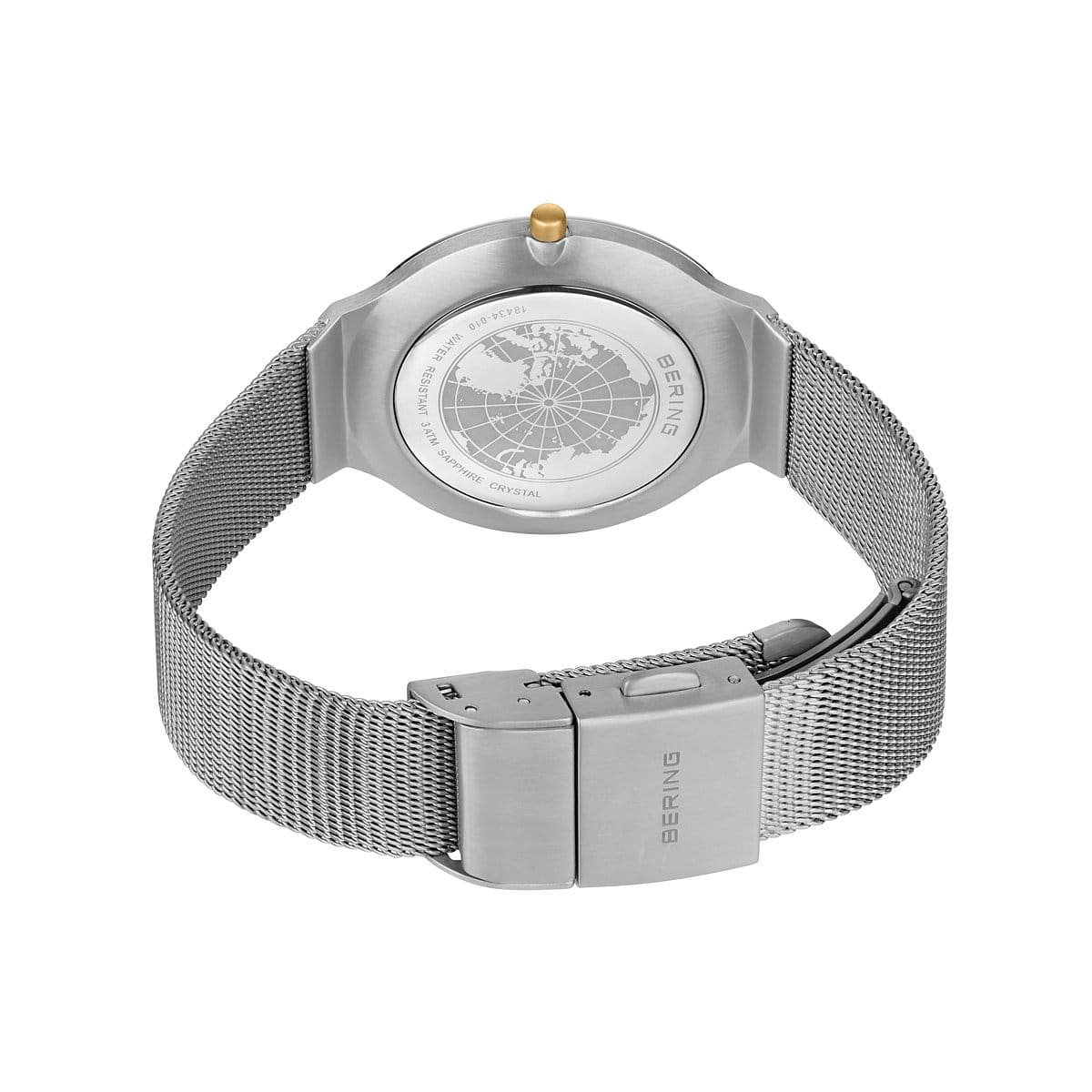 Bering Two Tone Ultra Slim Ladies Watch 18434-010