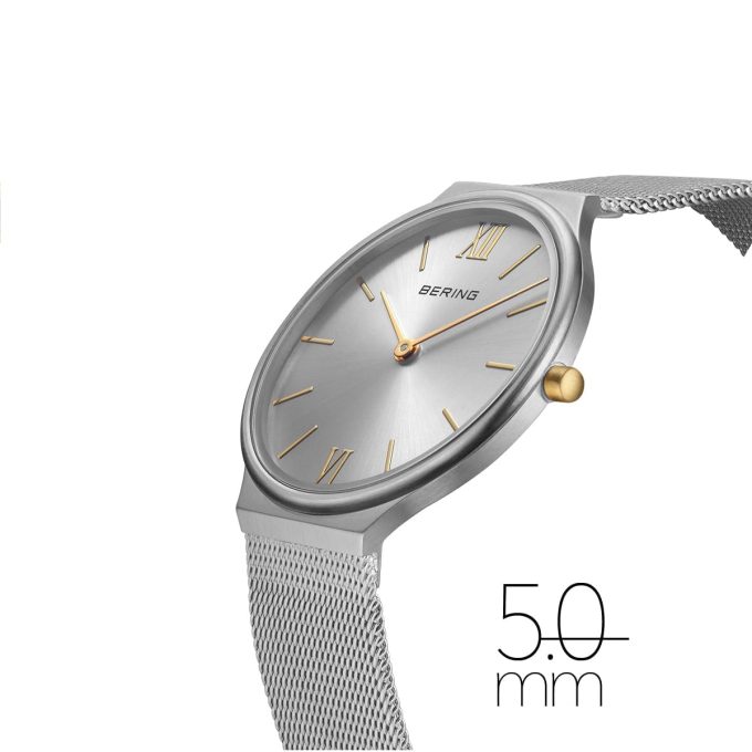Bering Two Tone Ultra Slim Ladies Watch 18434-010