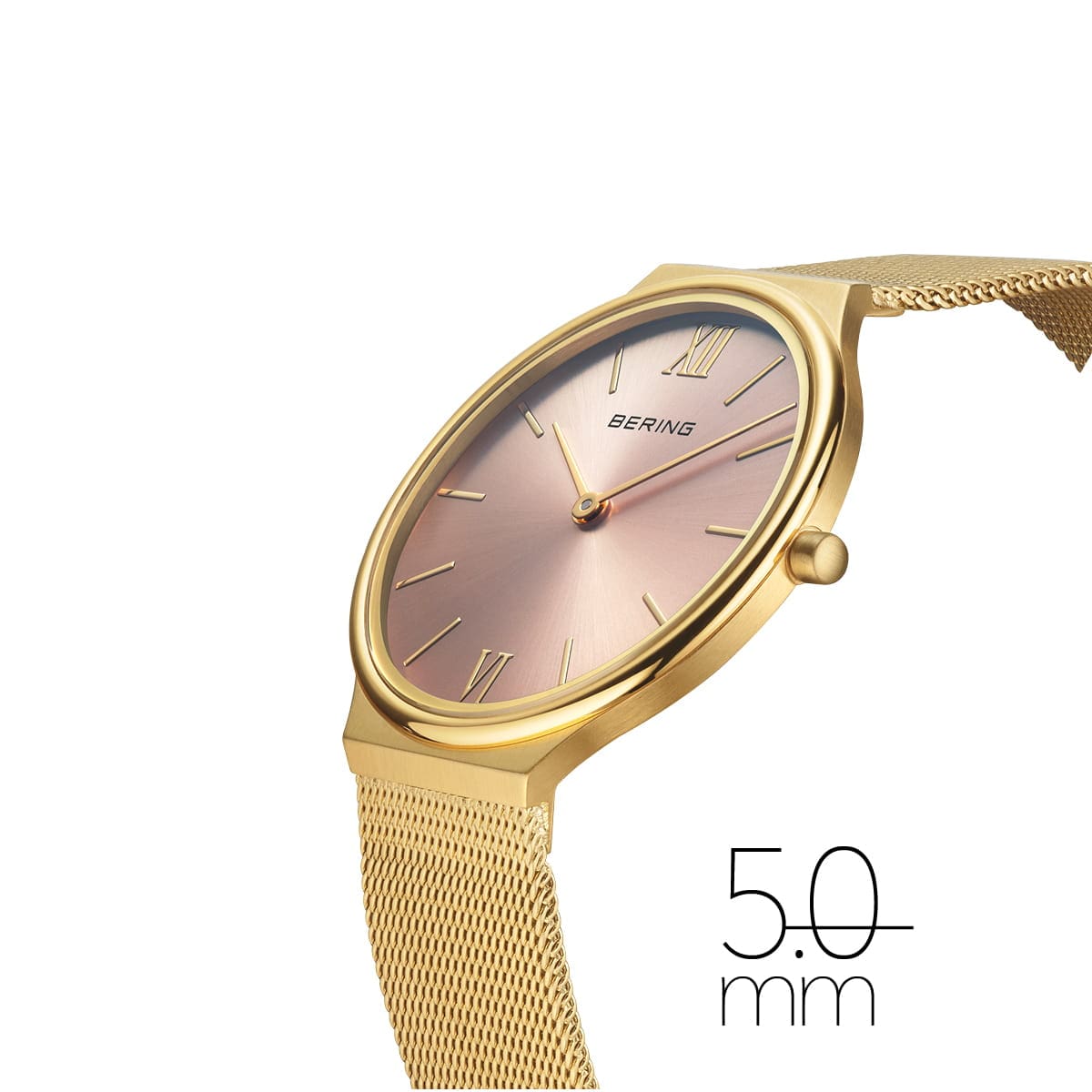 Bering Gold / Rose Ultra Slim Ladies Watch 18434-336