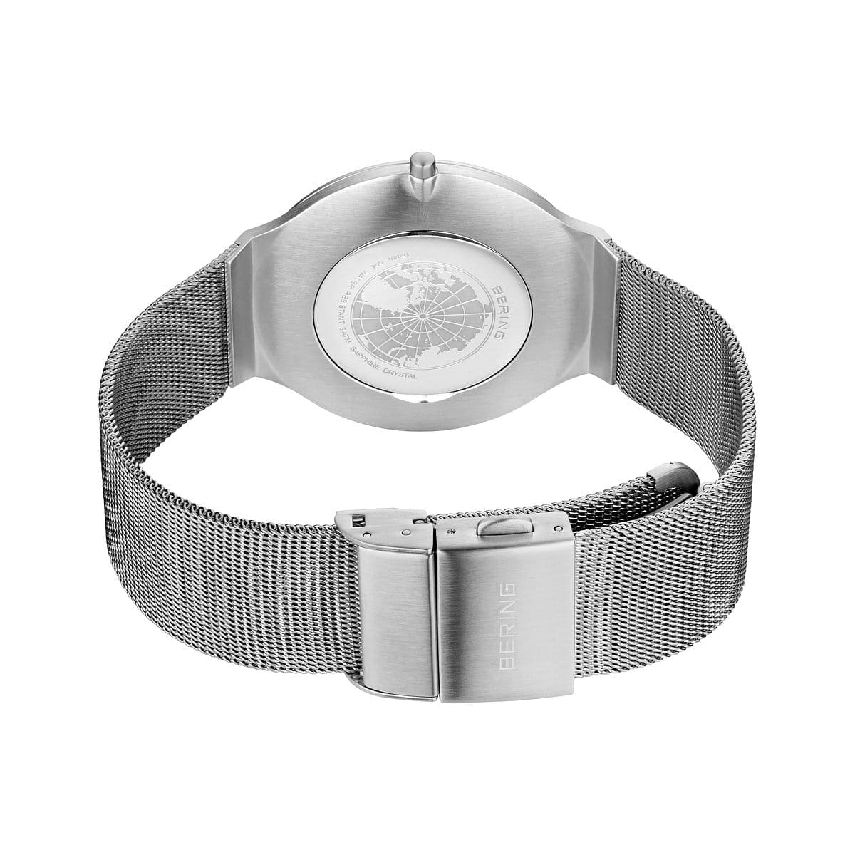 Bering Minimal White Dial Steel Watch 18440-004