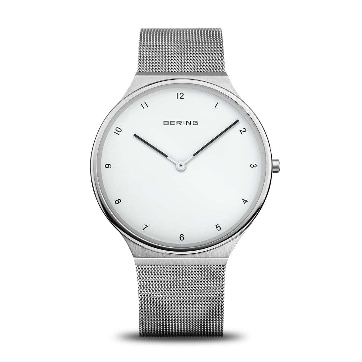Bering Minimal White Dial Steel Watch 18440-004