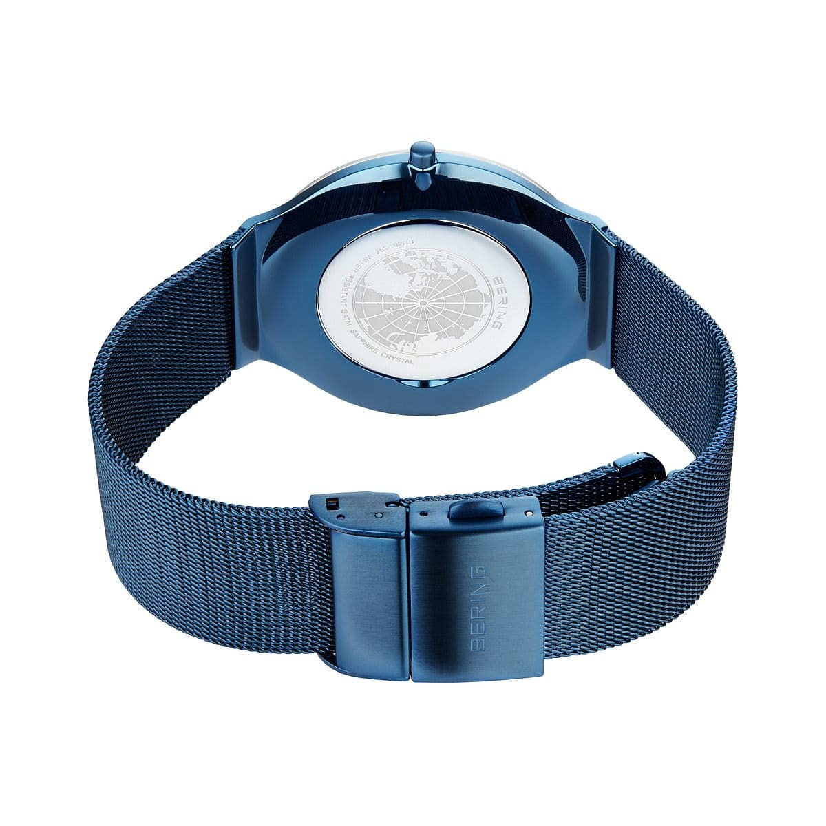 Bering Minimal Blue Steel Watch 18440-397