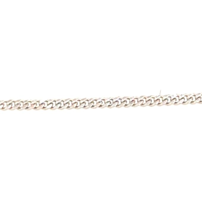 Ladies White Gold Cross Necklace