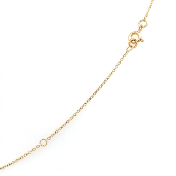 18ct Yellow Gold Trace Link Chain - 18 Inch