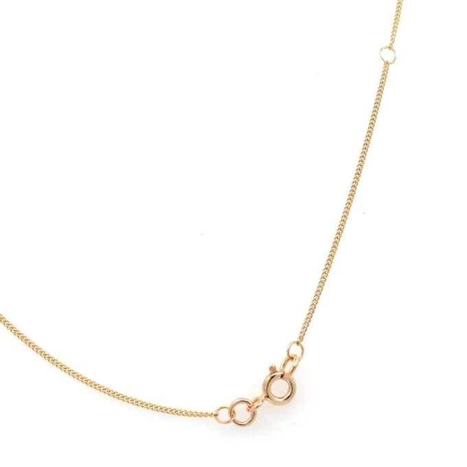 9ct Yellow Gold Curb Link Chain - 18 Inch