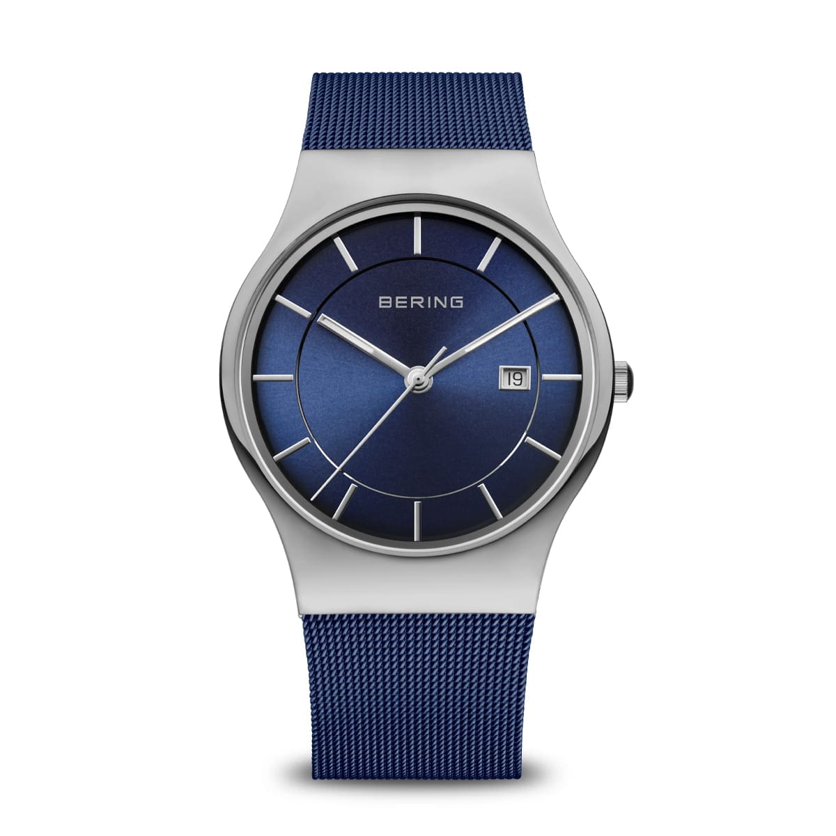 Bering Classic Blue Steel Watch 11938-303