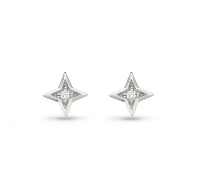Kit Heath Small CZ Starburst Stud Earrings