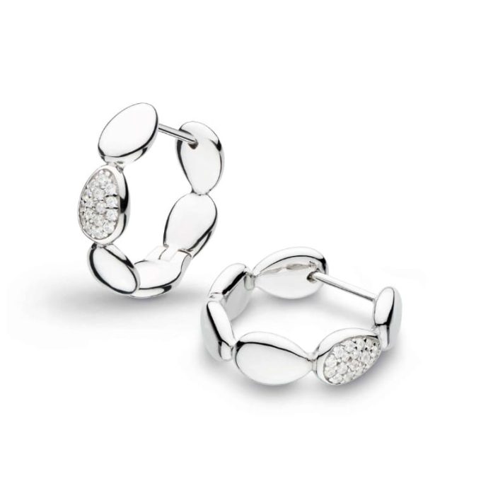 Kit Heath Pebble Glisten Hoop Earrings