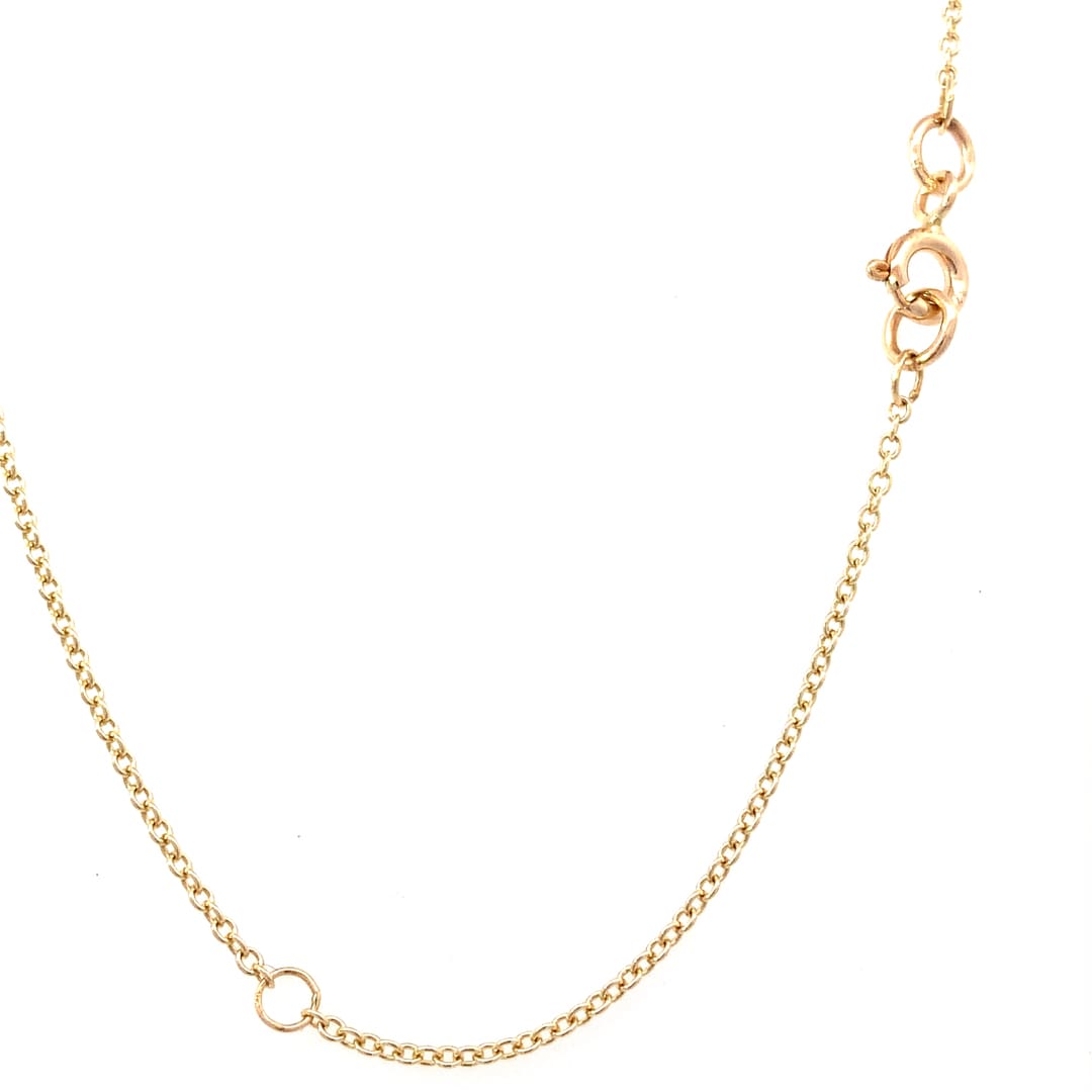 Ladies Diamond Slider Pendant Necklace