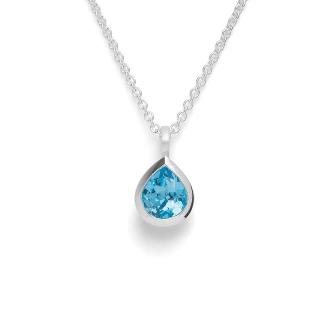 Bastian Blue Topaz Necklace