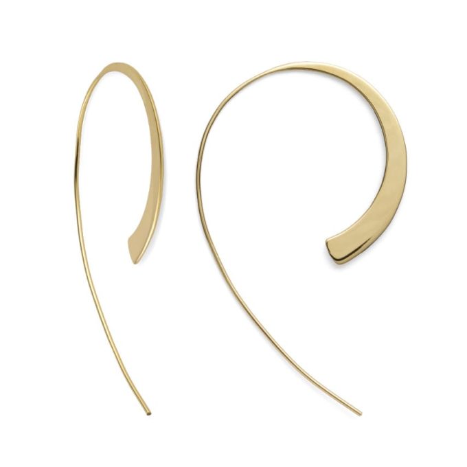 Bastian Swing Gold Hoop Earrings