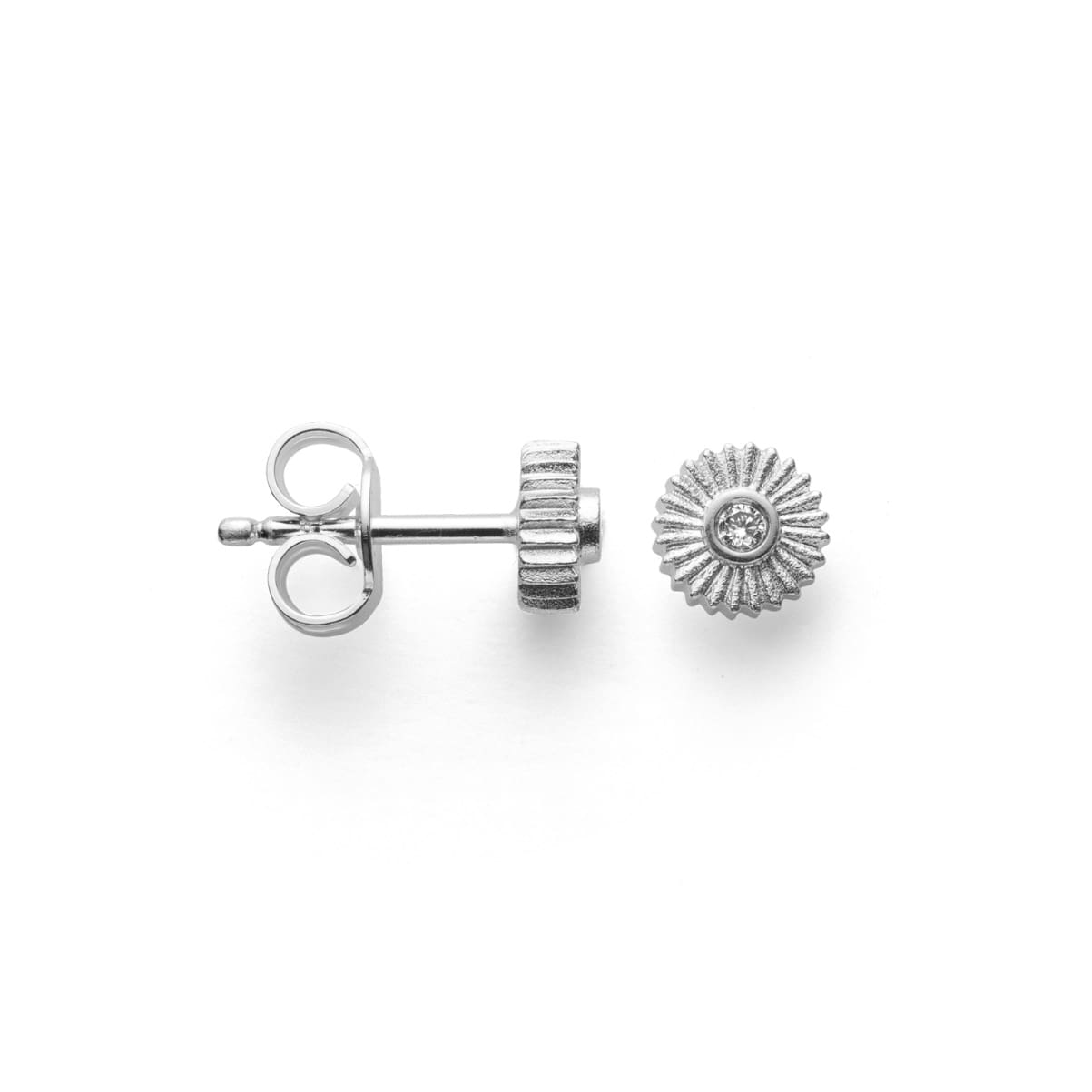 Bastian Silver & Diamond Magic Stud Earrings
